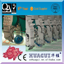 HUAGUI single head two color rhinestone iron on flat embroidery machine